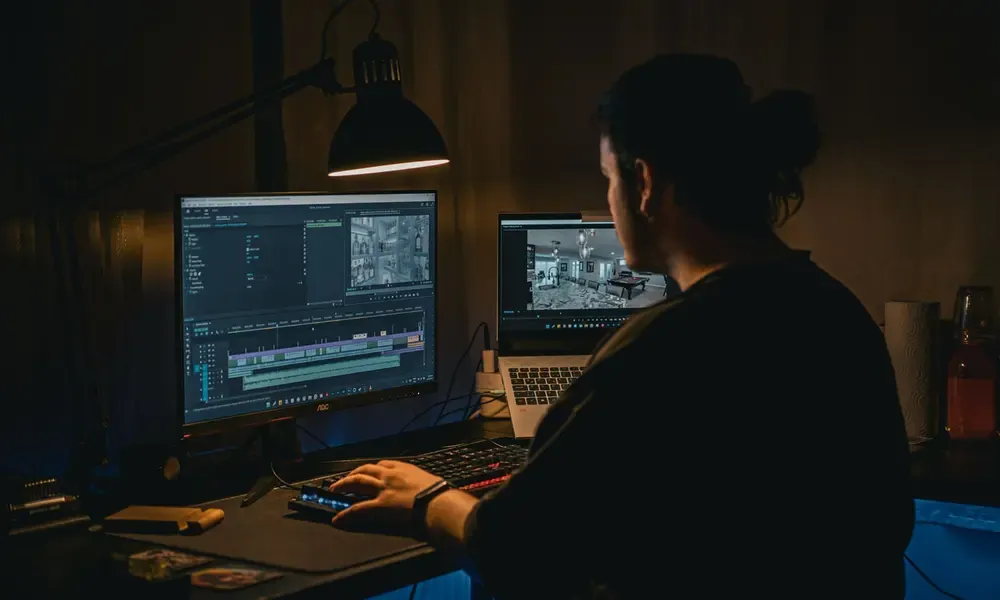 หน้าจอมอนิเตอร์แสดงหน้าตาซอฟต์แวร์